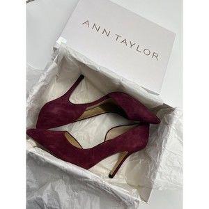 Brand New Ann Taylor Tessa Suede Dorsay Pump